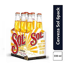 Cerveza Sol 8 x 330 ml