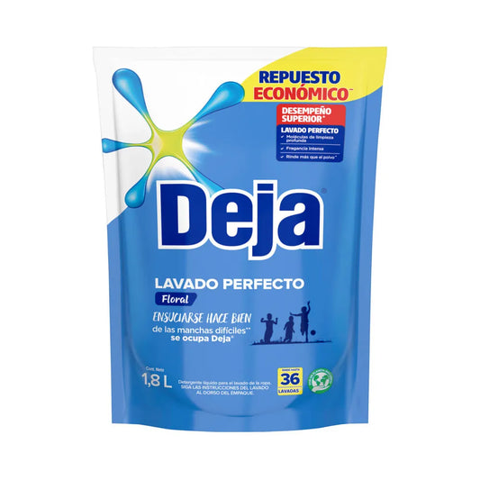 Detergente Liquido Deja Floral Doypack 900 ml