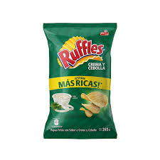 Papas Fritas Ruffles Crema y Cebolla 68 G