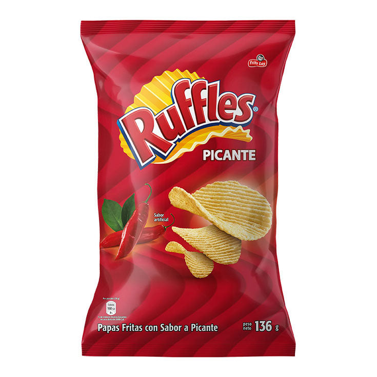 Papas Fritas Ruffles Picante 136g